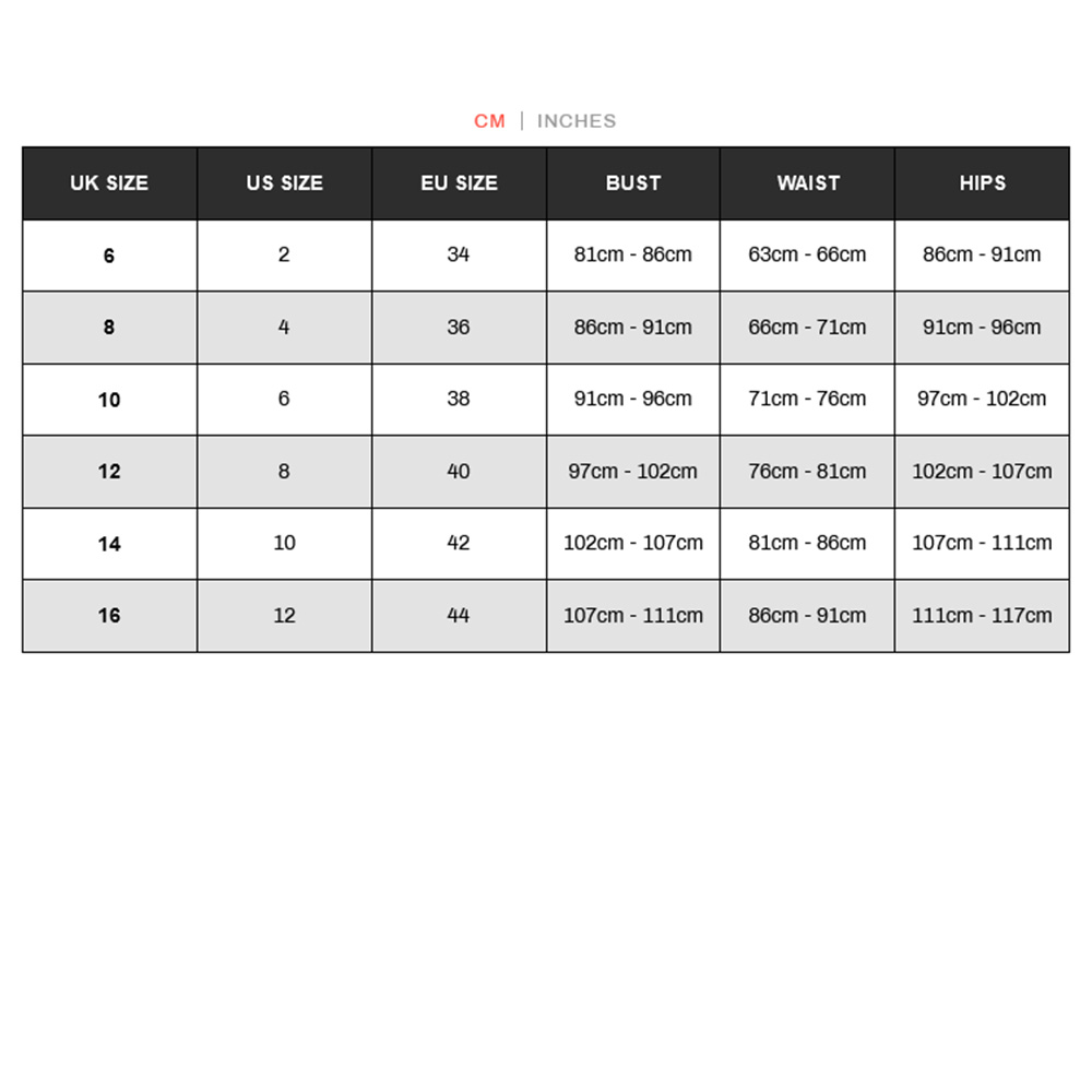 Huub Swim Wear 23 0 Størrelsesskema